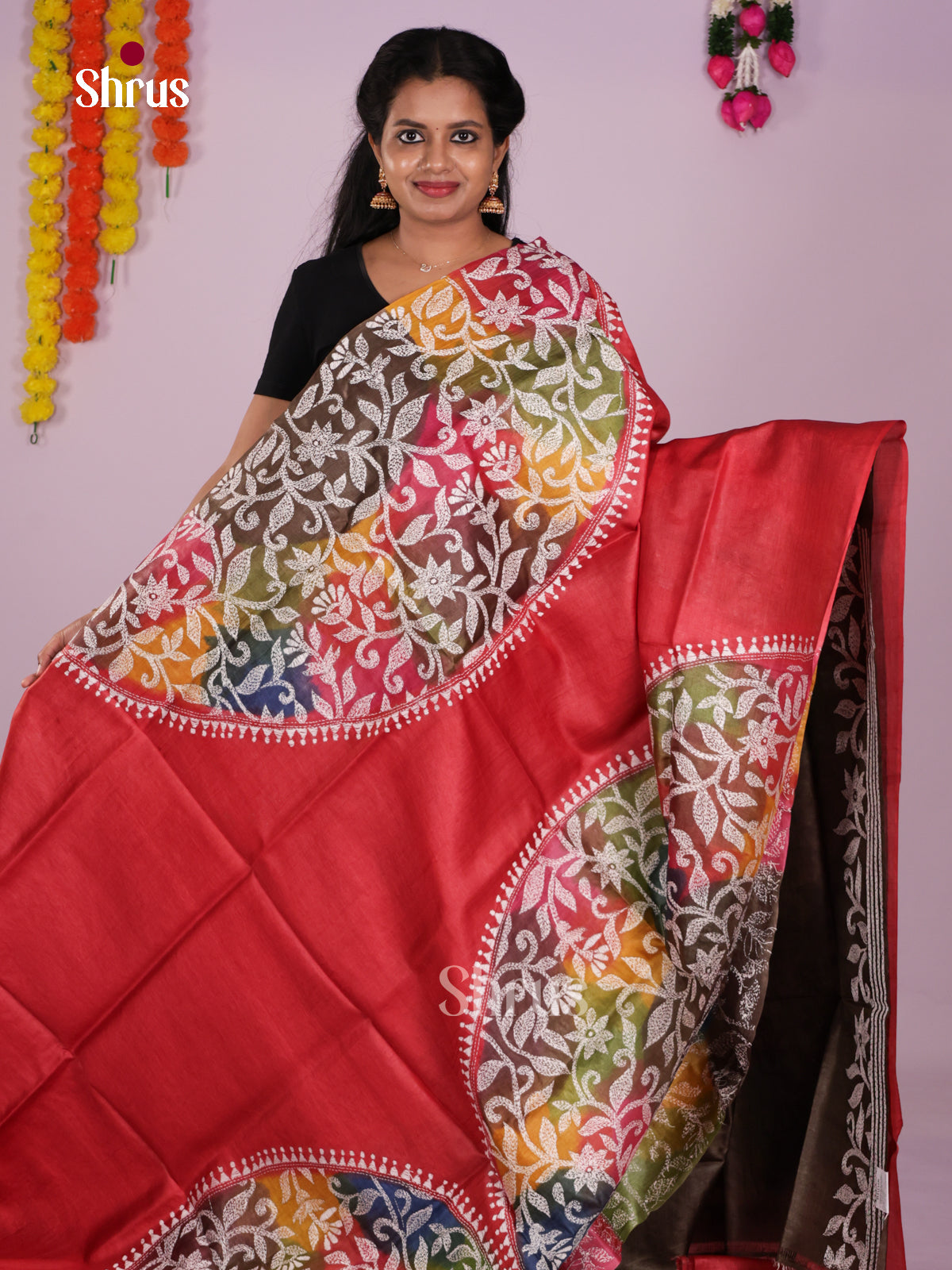 DIS17693 - Tussar Saree - Shop on Shrus.com