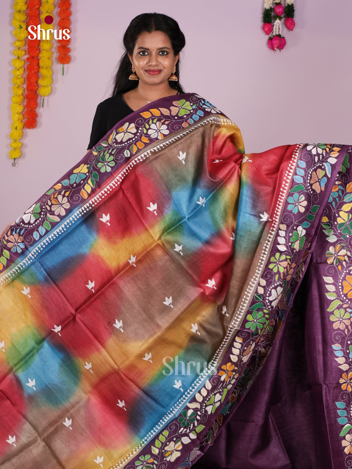 DIS17696 - Tussar Saree - Shop on Shrus.com