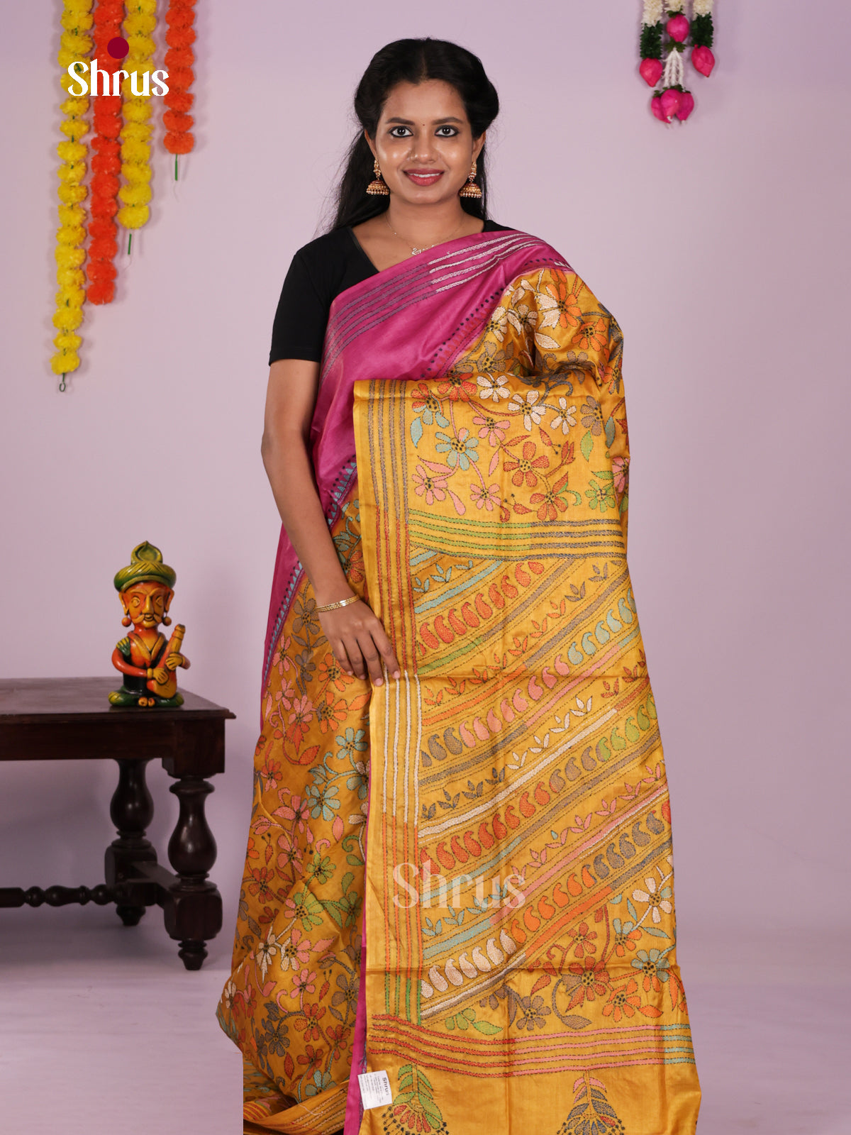 DIS17701 - Tussar Saree - Shop on Shrus.com