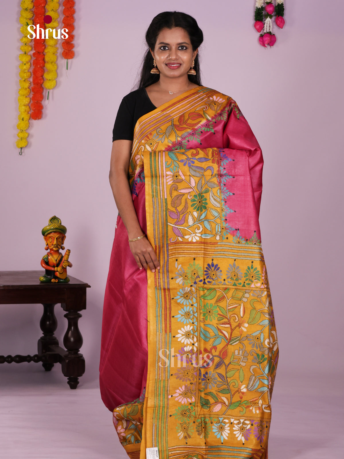 DIS17704 - Tussar Saree - Shop on Shrus.com