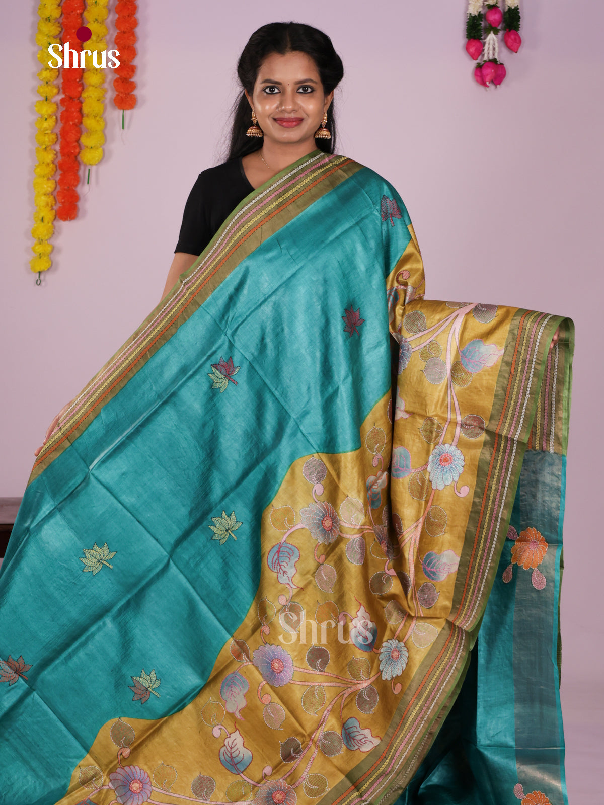 DIS17714 - Tussar Saree - Shop on Shrus.com