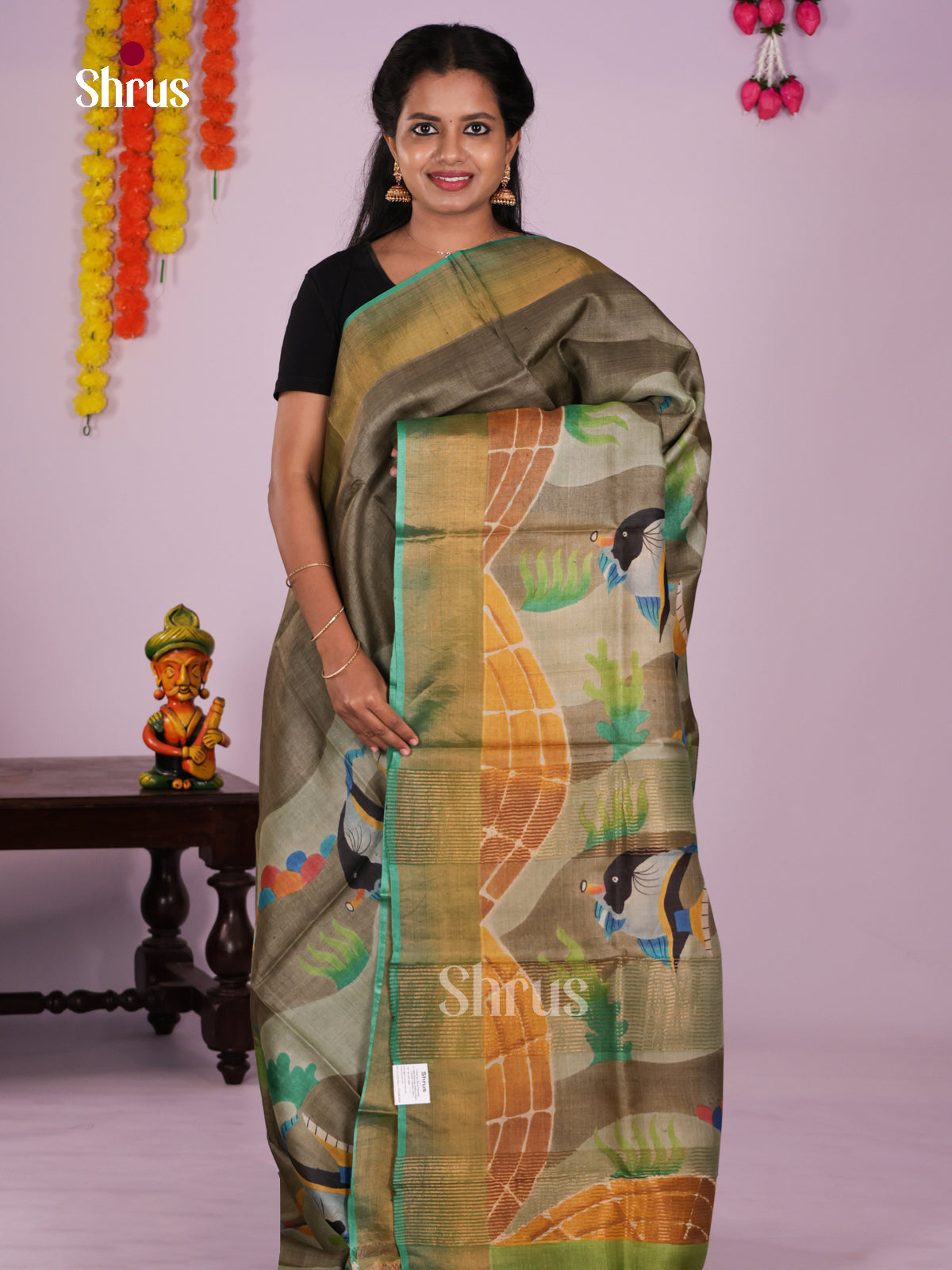 DIS17737 - Tussar Saree