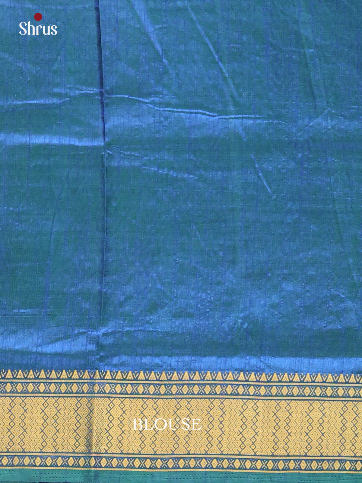 Green & Blue - Semi Patola Saree