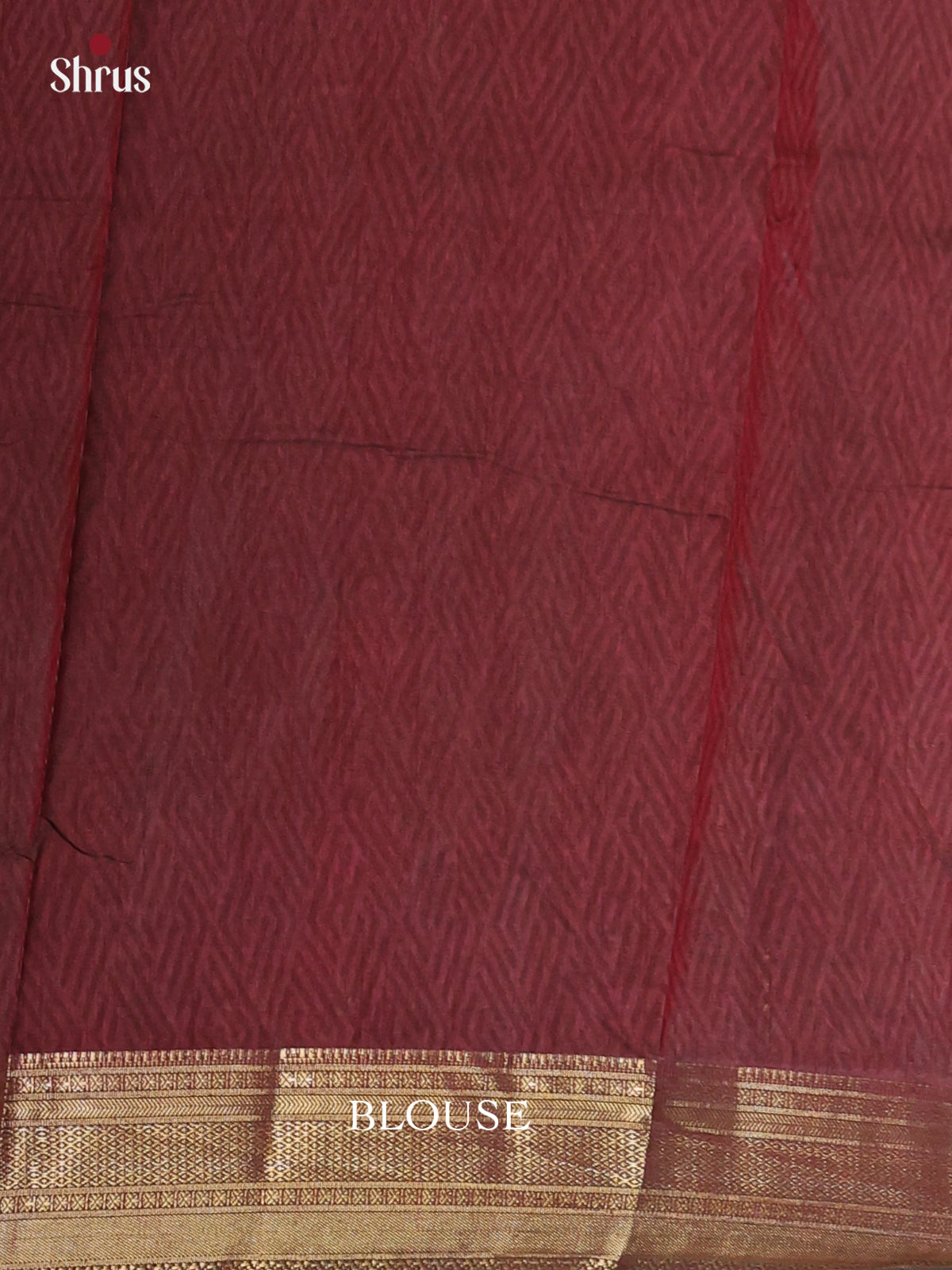 Green & Maroon- Semi Patola Saree