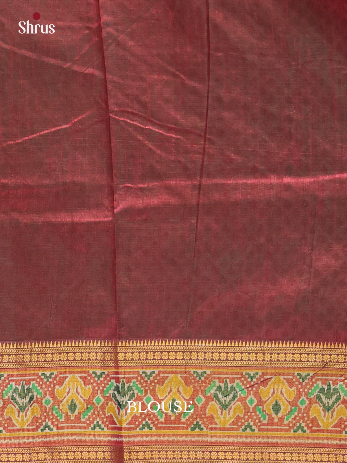 Green & Brown - Semi Patola Saree