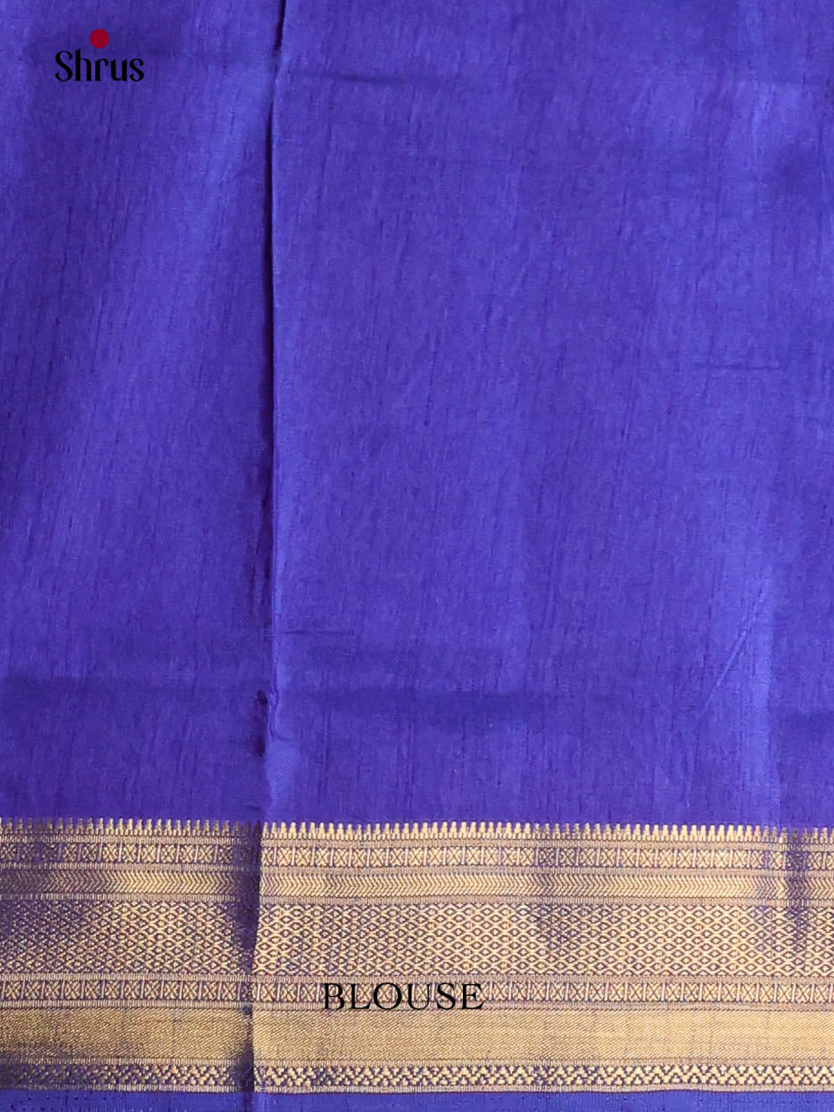 Blue - Semi Patola Saree