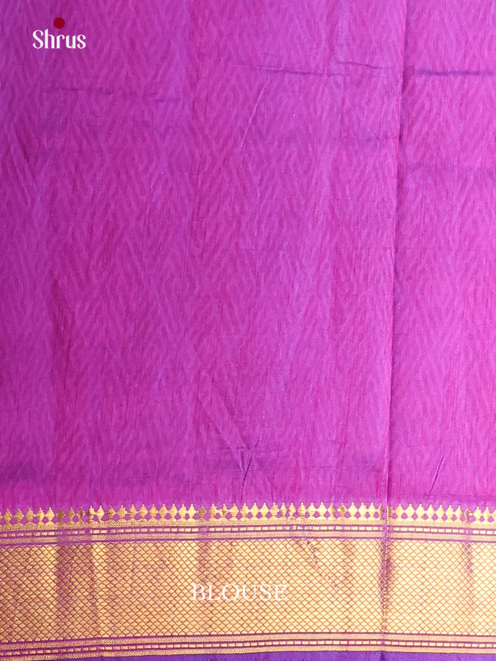 Blue & Purple - Semi Patola Saree