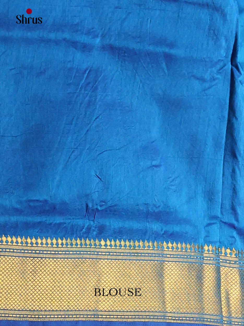 Blue - Semi Patola Saree