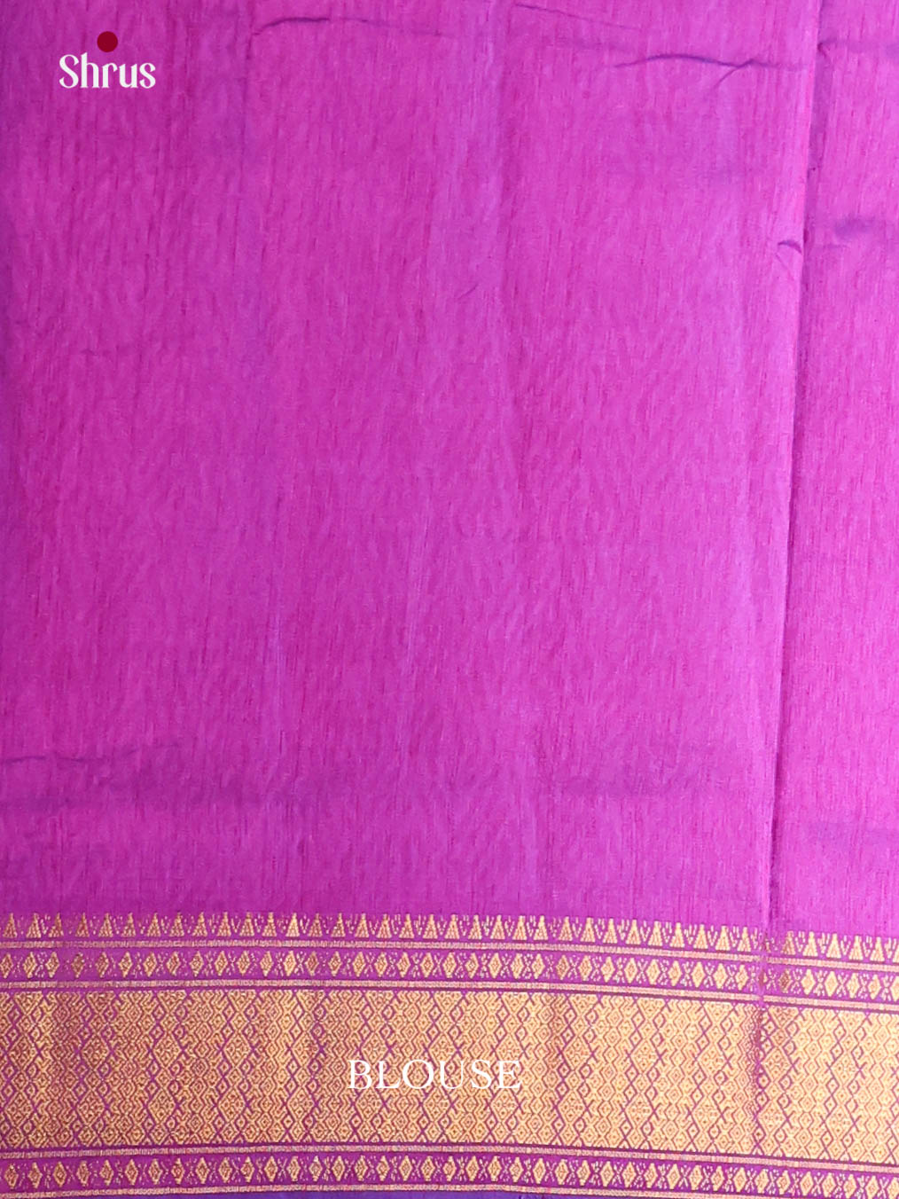 Blue & Purple - Semi Patola Saree