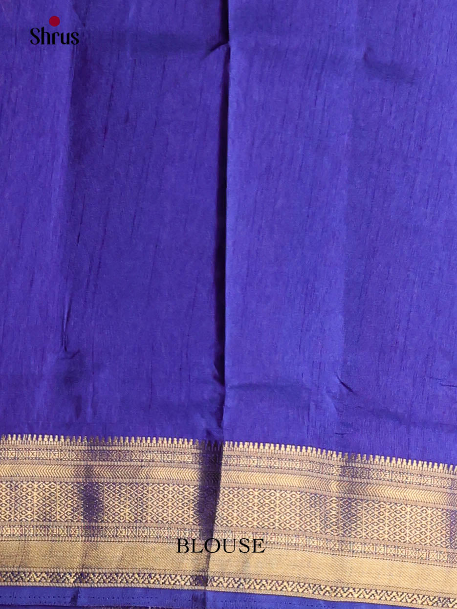Blue - Semi Patola Saree