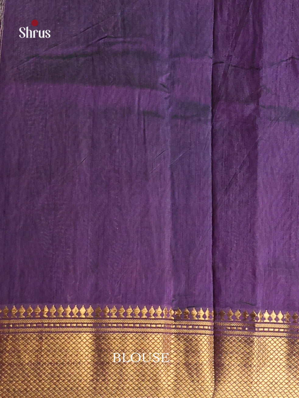 Blue & Purple - Semi Patola Saree