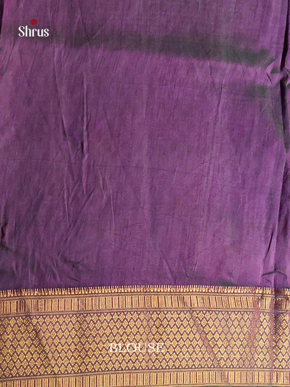 Blue & Purple - Semi Patola Saree