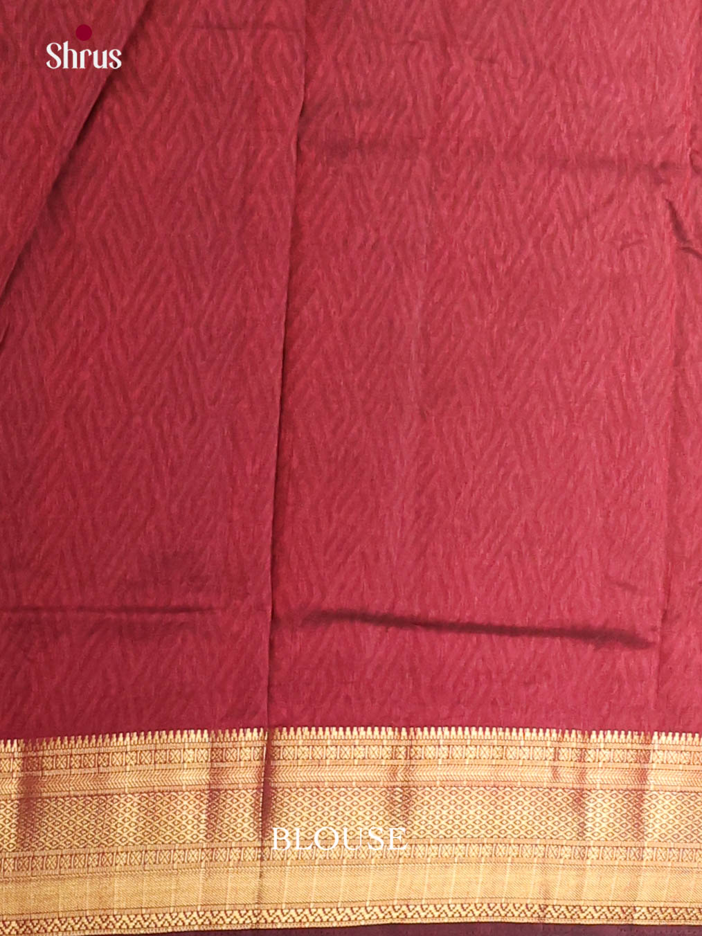 Black & Maroon - Semi Patola Saree