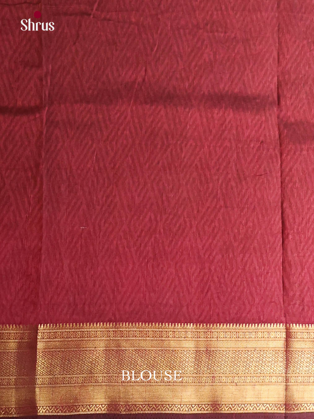 Black & Maroon - Semi Patola Saree