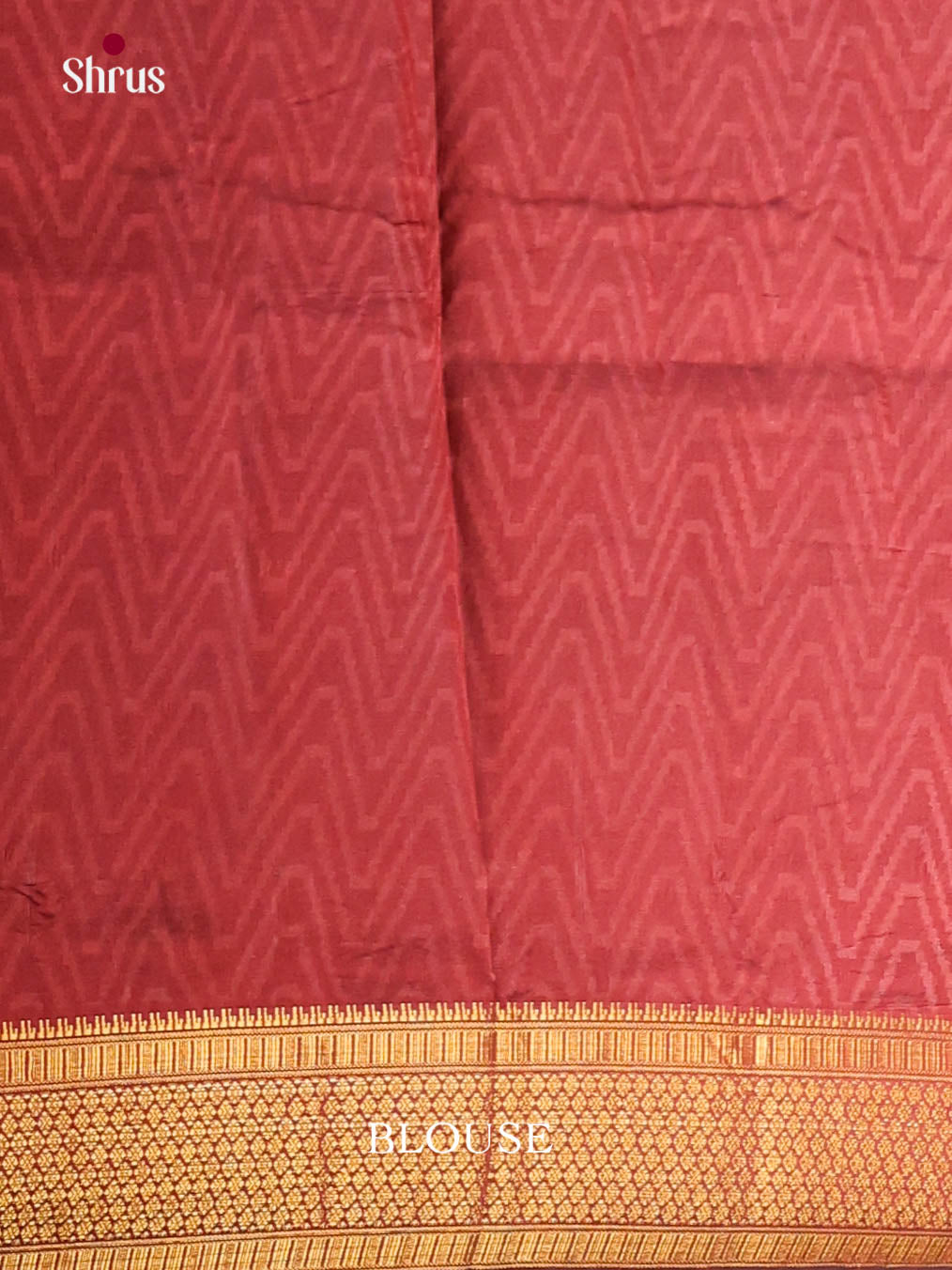 Black  & Maroon - Semi Patola Saree