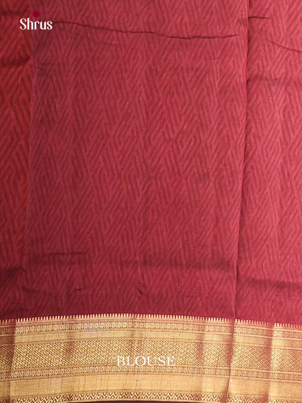 Black & Maroon - Semi Patola Saree
