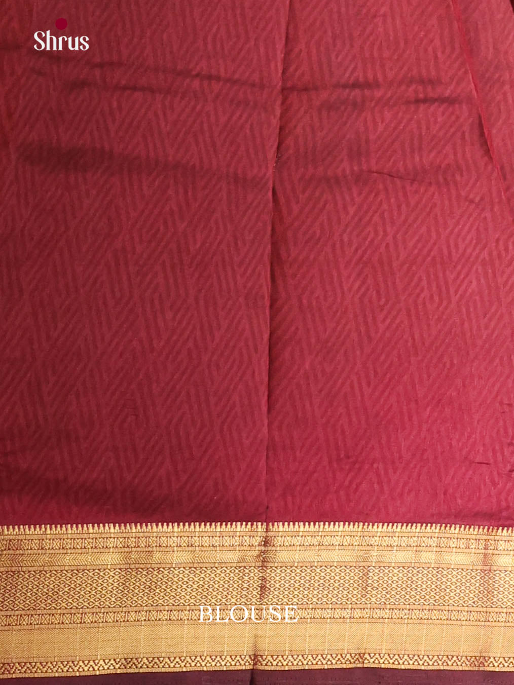 Black & Maroon - Semi Patola Saree