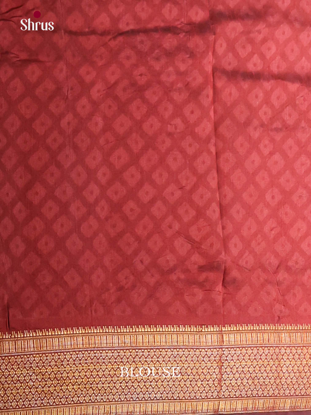 Black  & Maroon - Semi Patola Saree