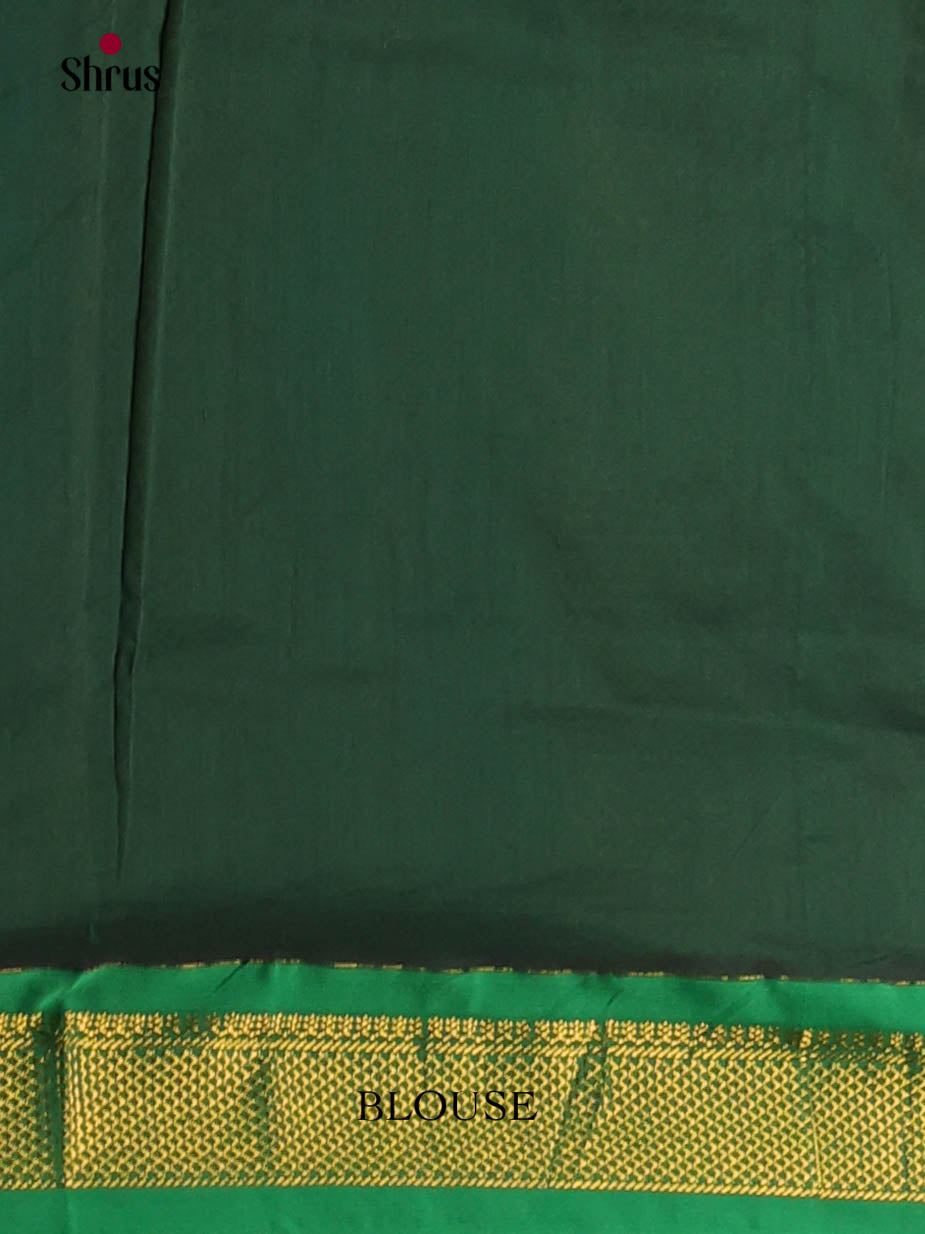 Yellow & Green - Kalyani Cotton Saree