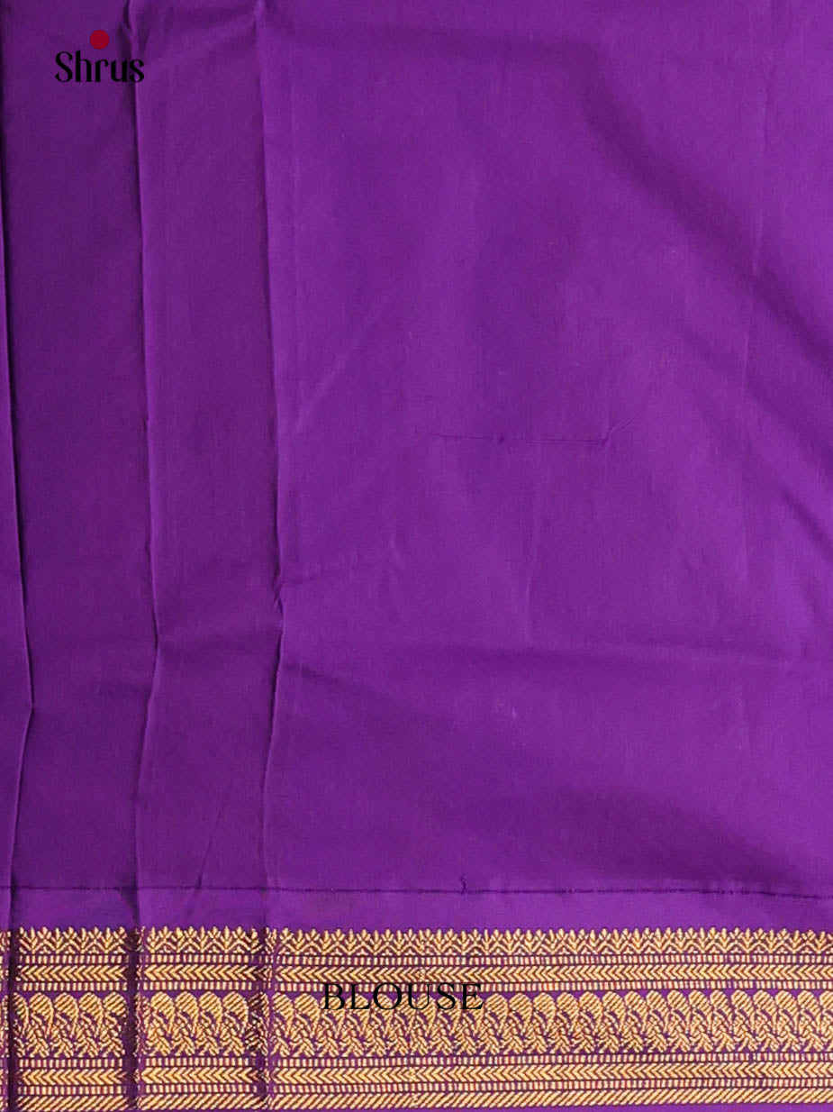 Lavender & Purple - Kalyani Cotton Saree - Shop on Shrus.com