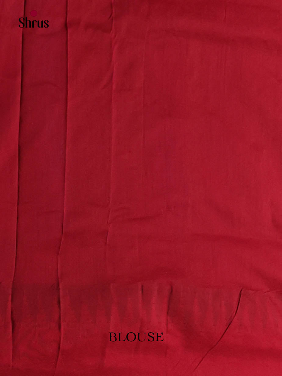 Mango Yellow & Maroon - Kalyani Cotton Saree - Shop on Shrus.com
