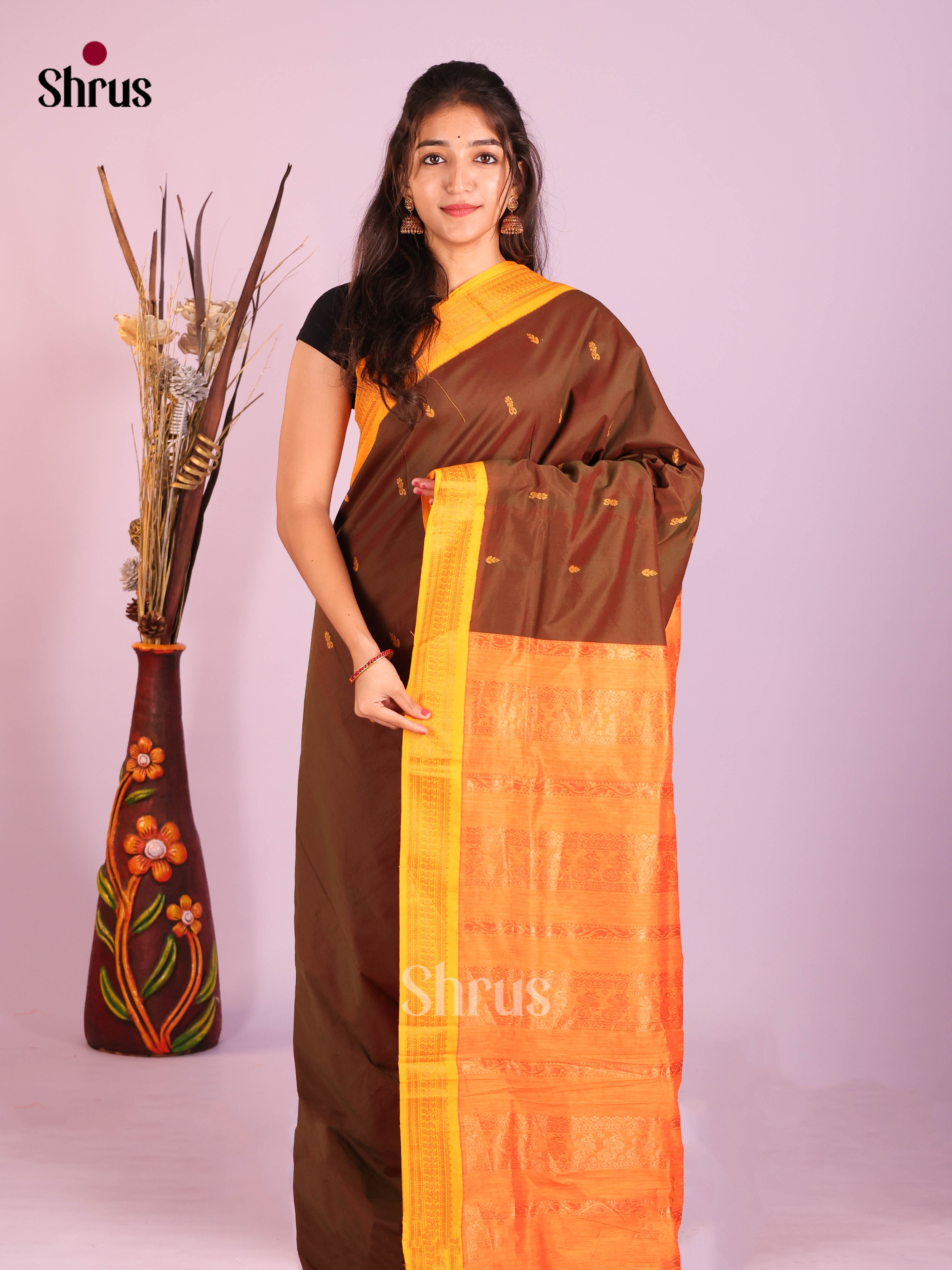 DIS18305 - Kalyani Cotton Saree - Shop on Shrus.com