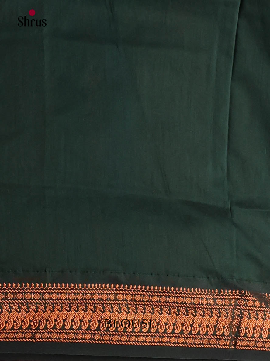 Red & Green - Kalyani Cotton Saree - Shop on Shrus.com