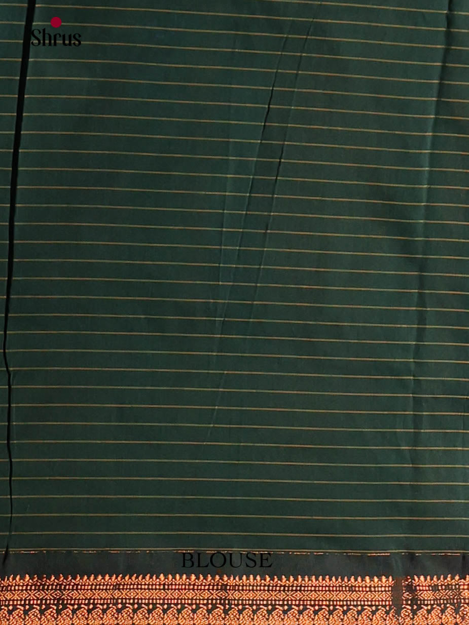 Red & Green - Kalyani Cotton Saree - Shop on Shrus.com