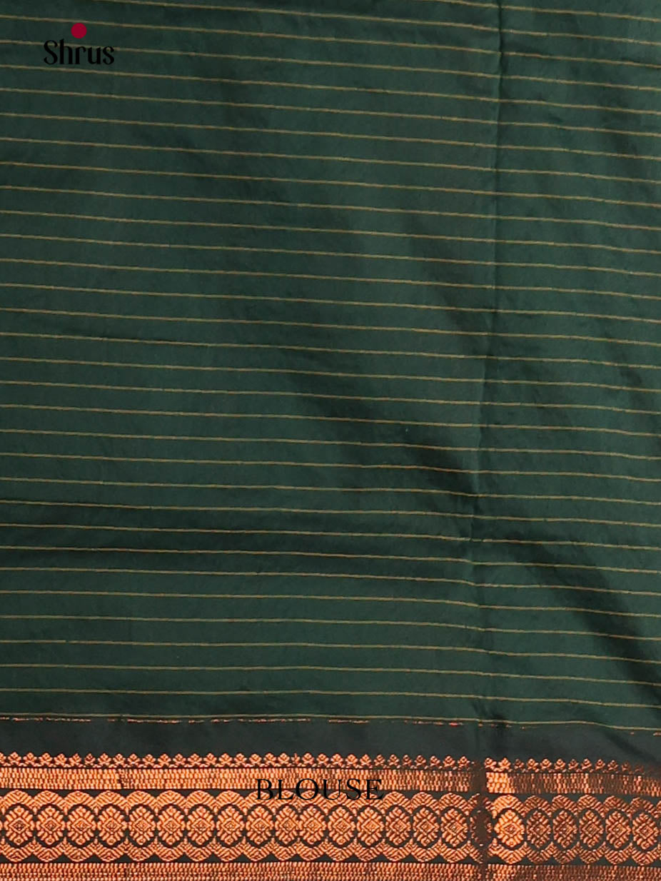 Mango Yellow & Green - Kalyani Cotton Saree - Shop on Shrus.com