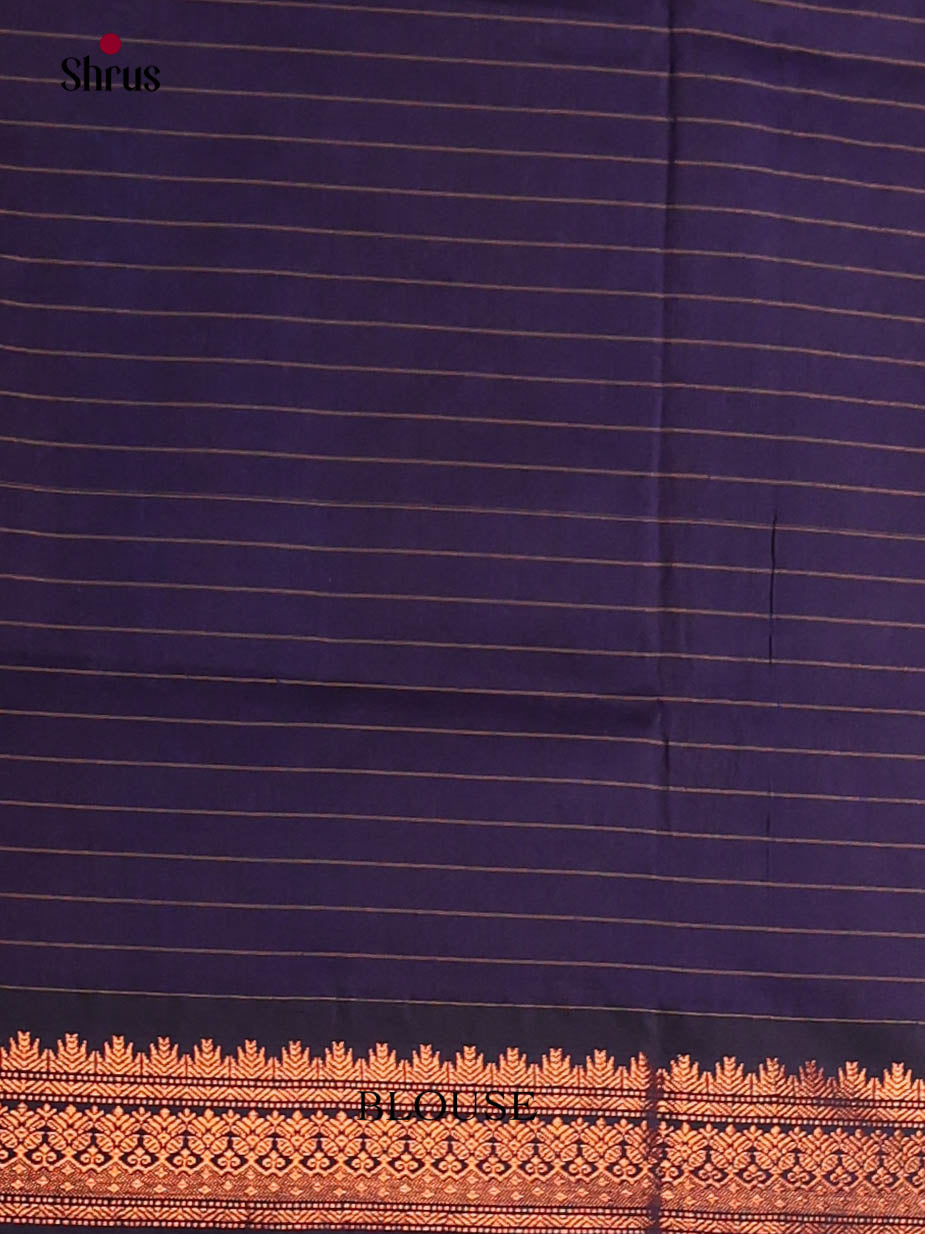 Blue- Kalyani Cotton Saree