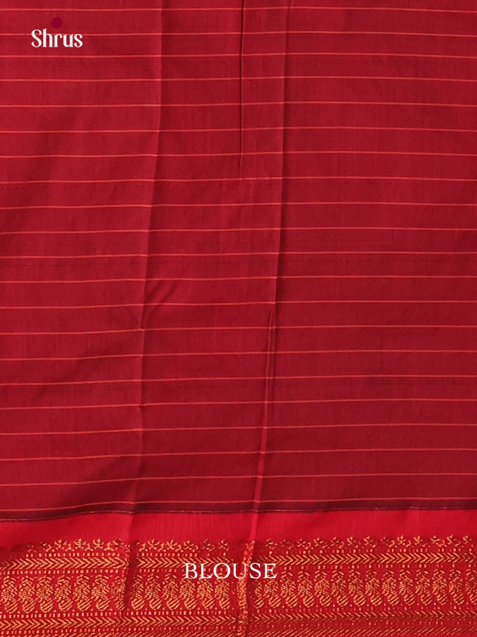 Black & Red - Kalyani Cotton Saree