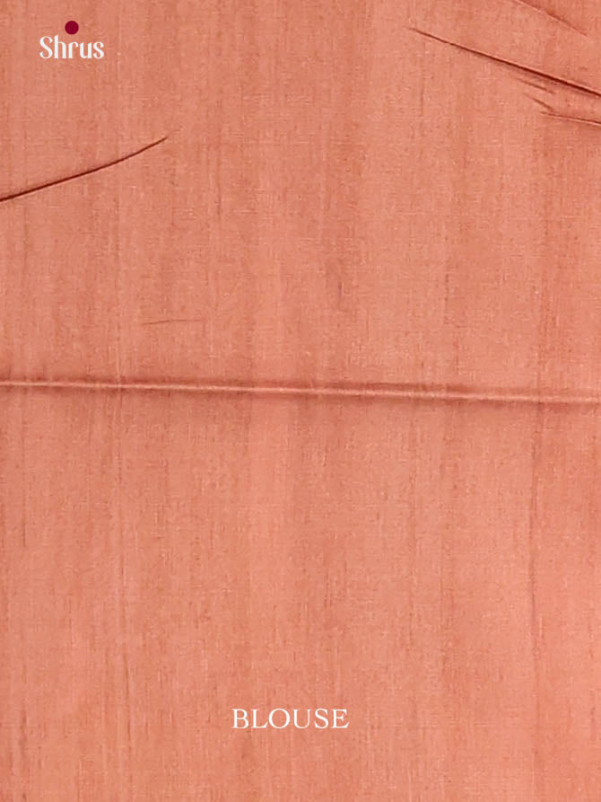 Onion Peel & Cream - Printed Madhubani Saree