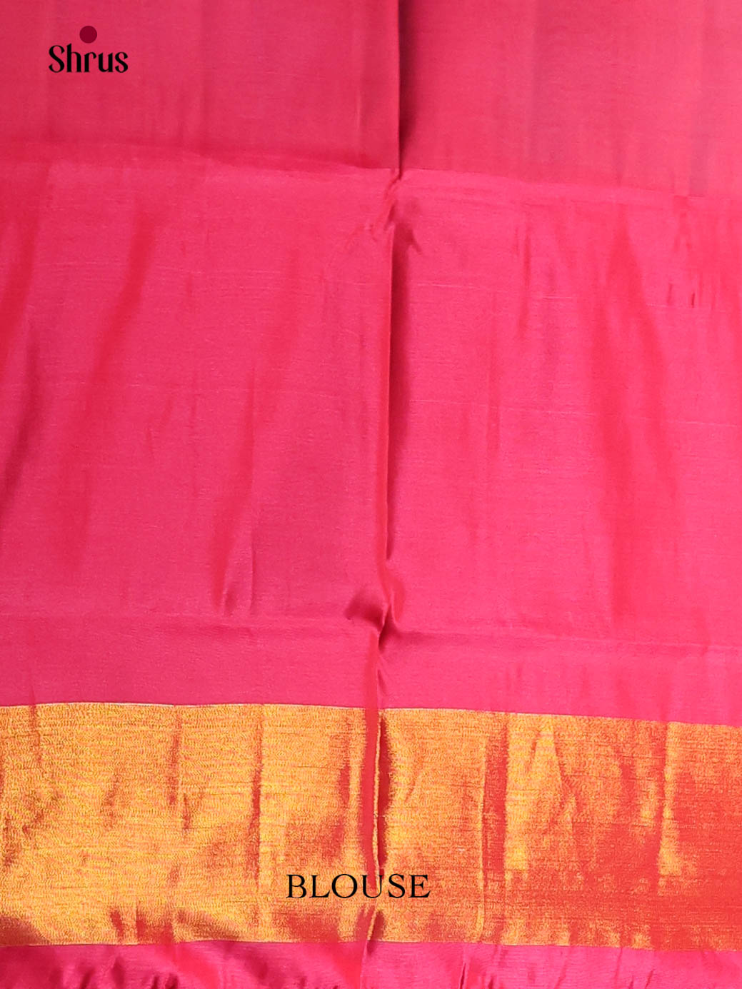 Blue & Pink - Semi uppada Saree