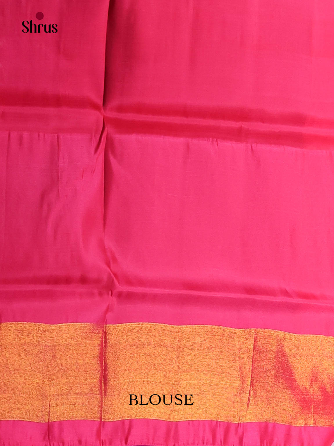 Blue & Pink - Semi uppada Saree