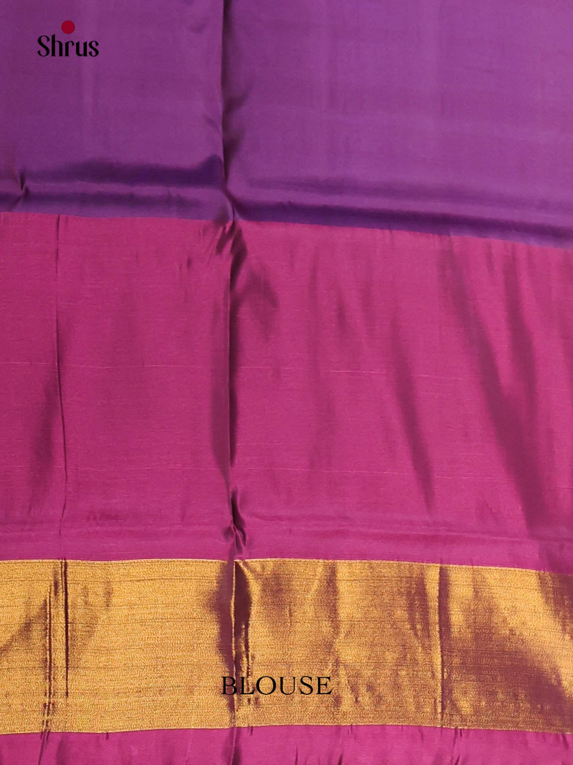 Rust & Purple- Semi uppada Saree - Shop on Shrus.com