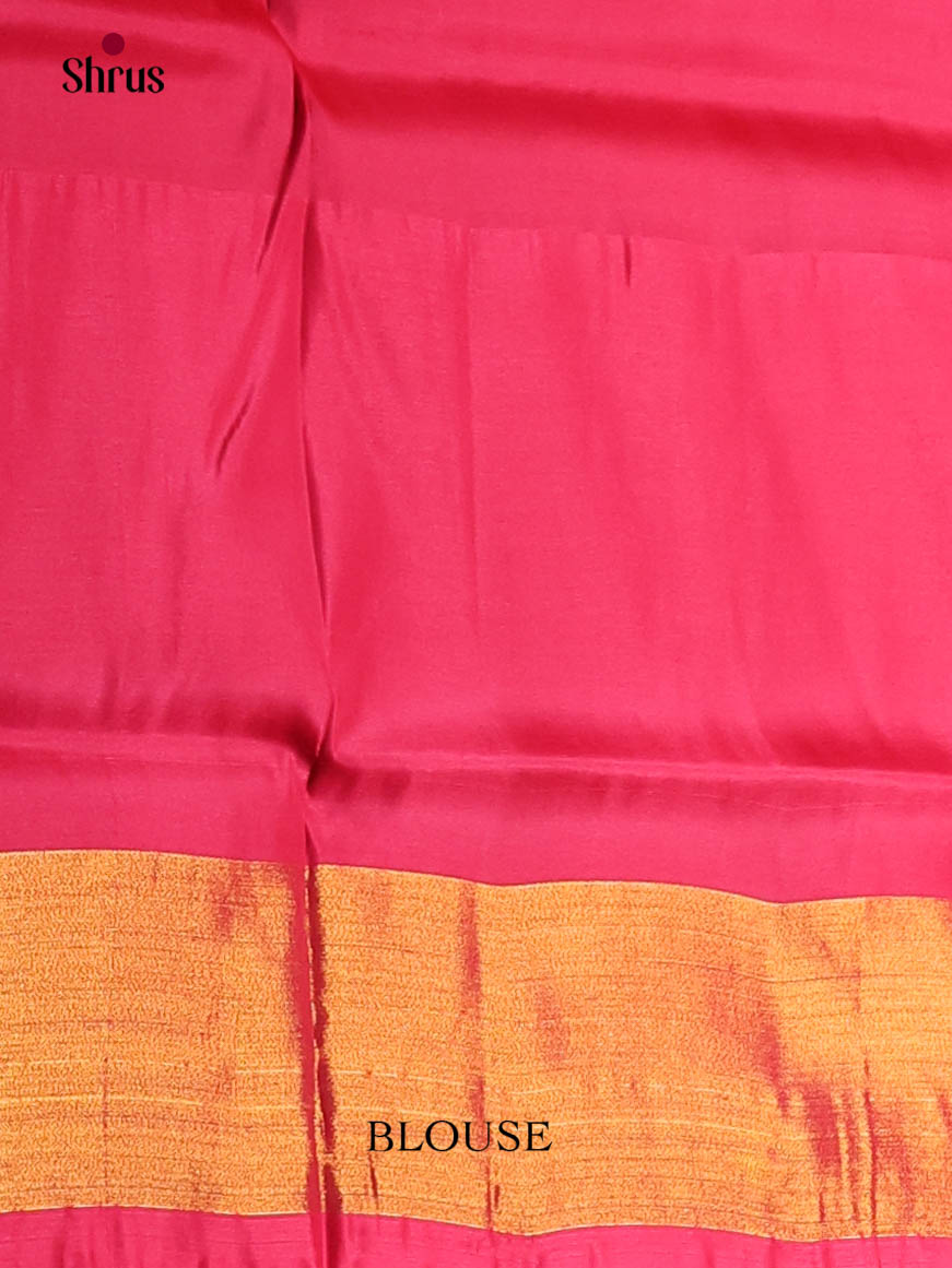 Blue & Pink- Semi uppada Saree