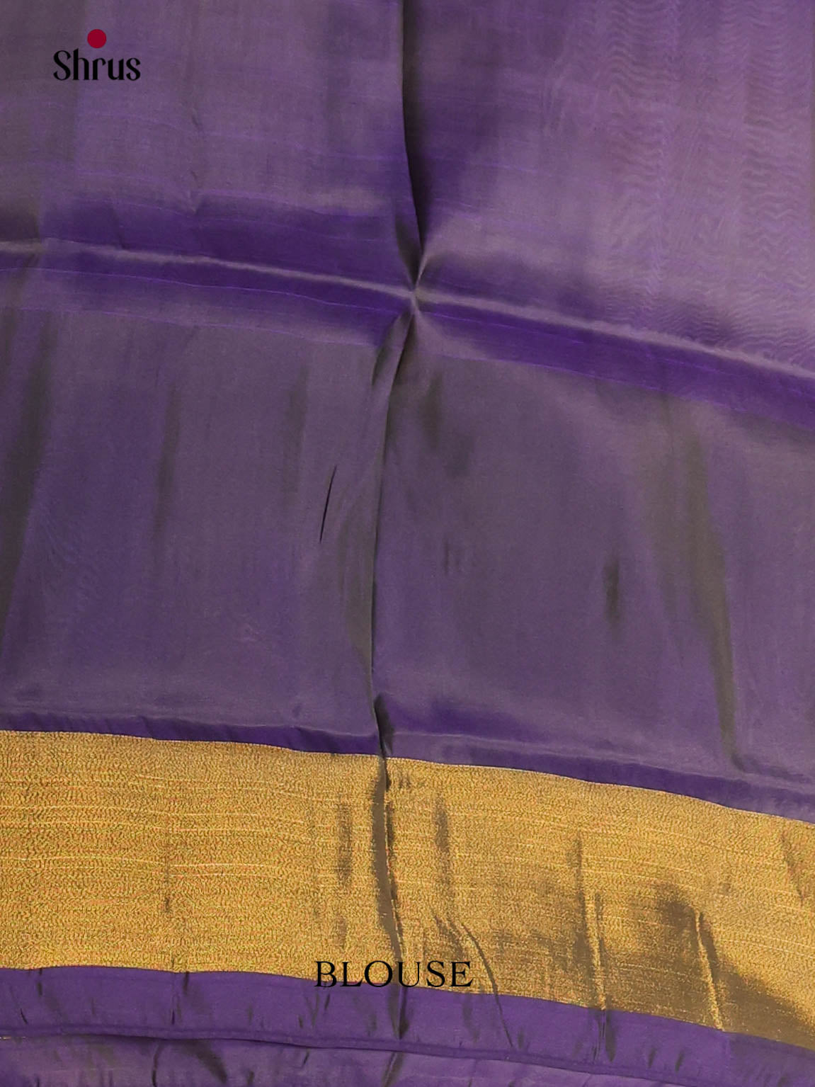 Brown & Blue - Semi uppada Saree