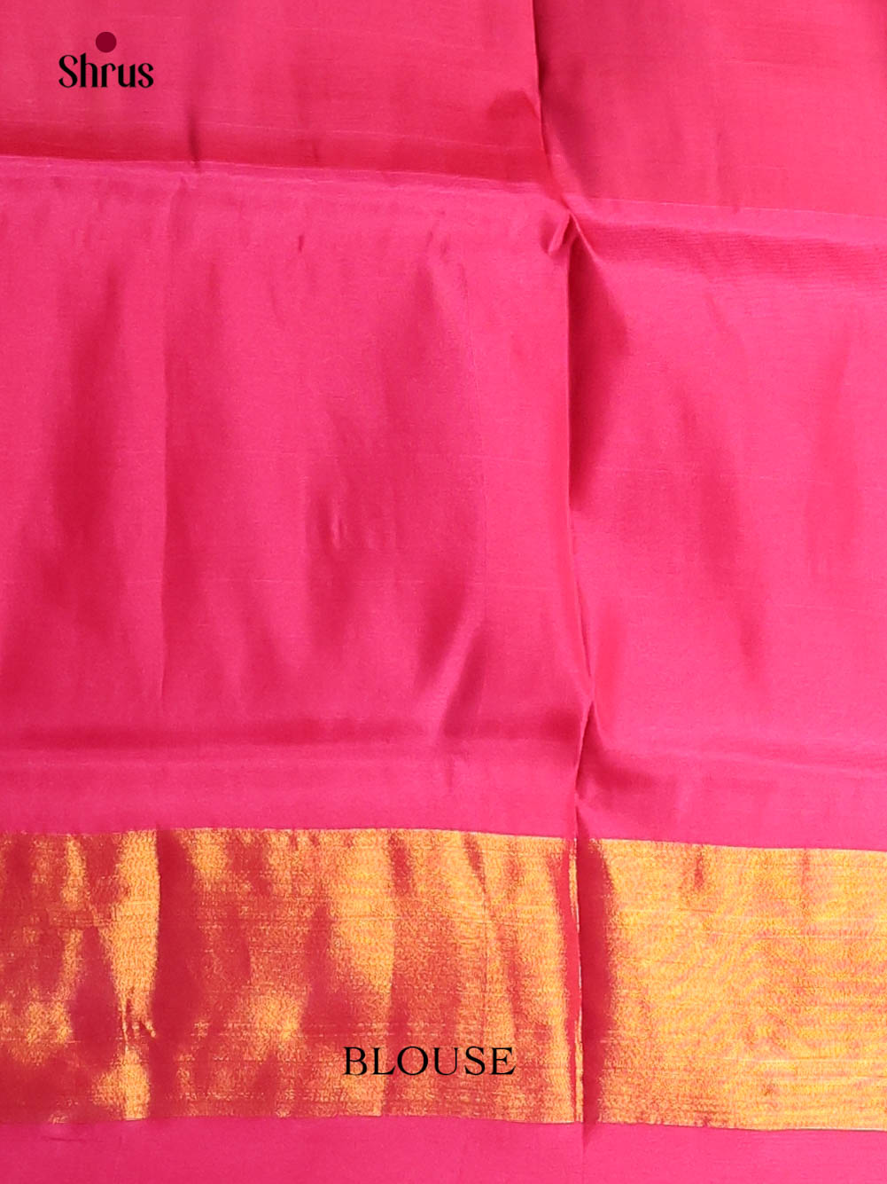 Blue & Pink  - Semi uppada Saree