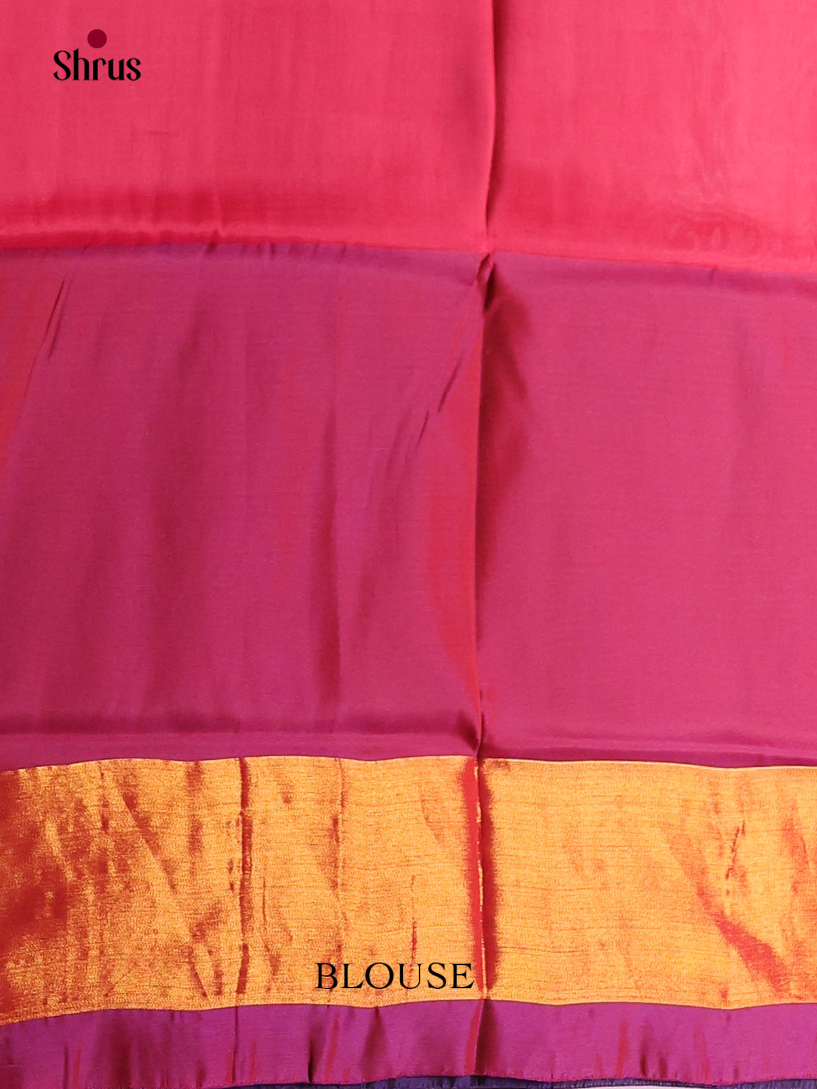 Brown & Pink - Semi uppada Saree