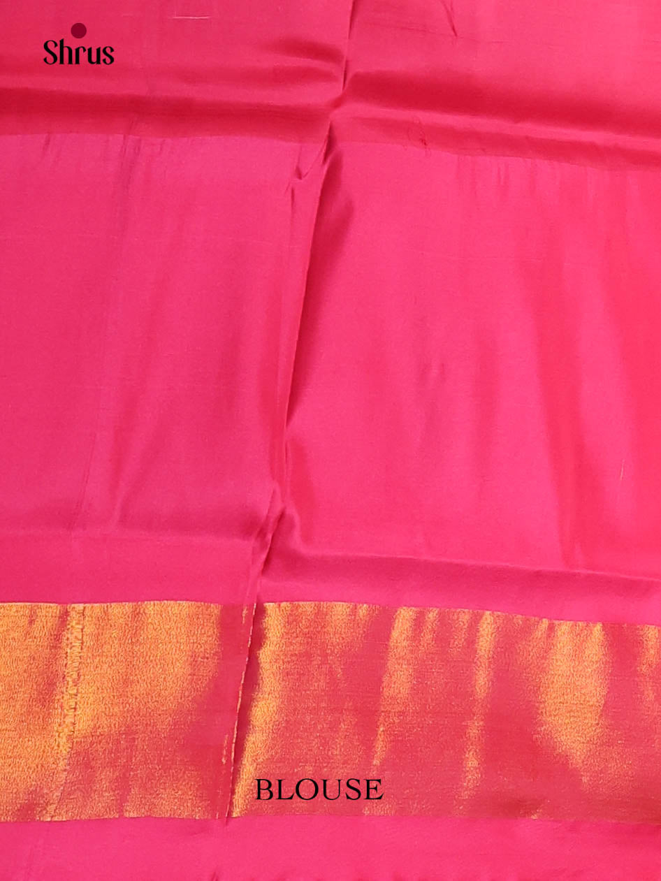 Blue & Pink- Semi uppada Saree