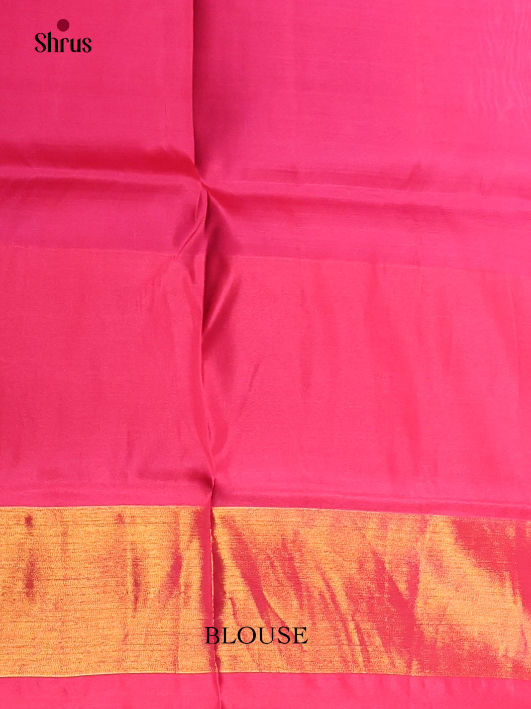 Blue & Pink  - Semi uppada Saree