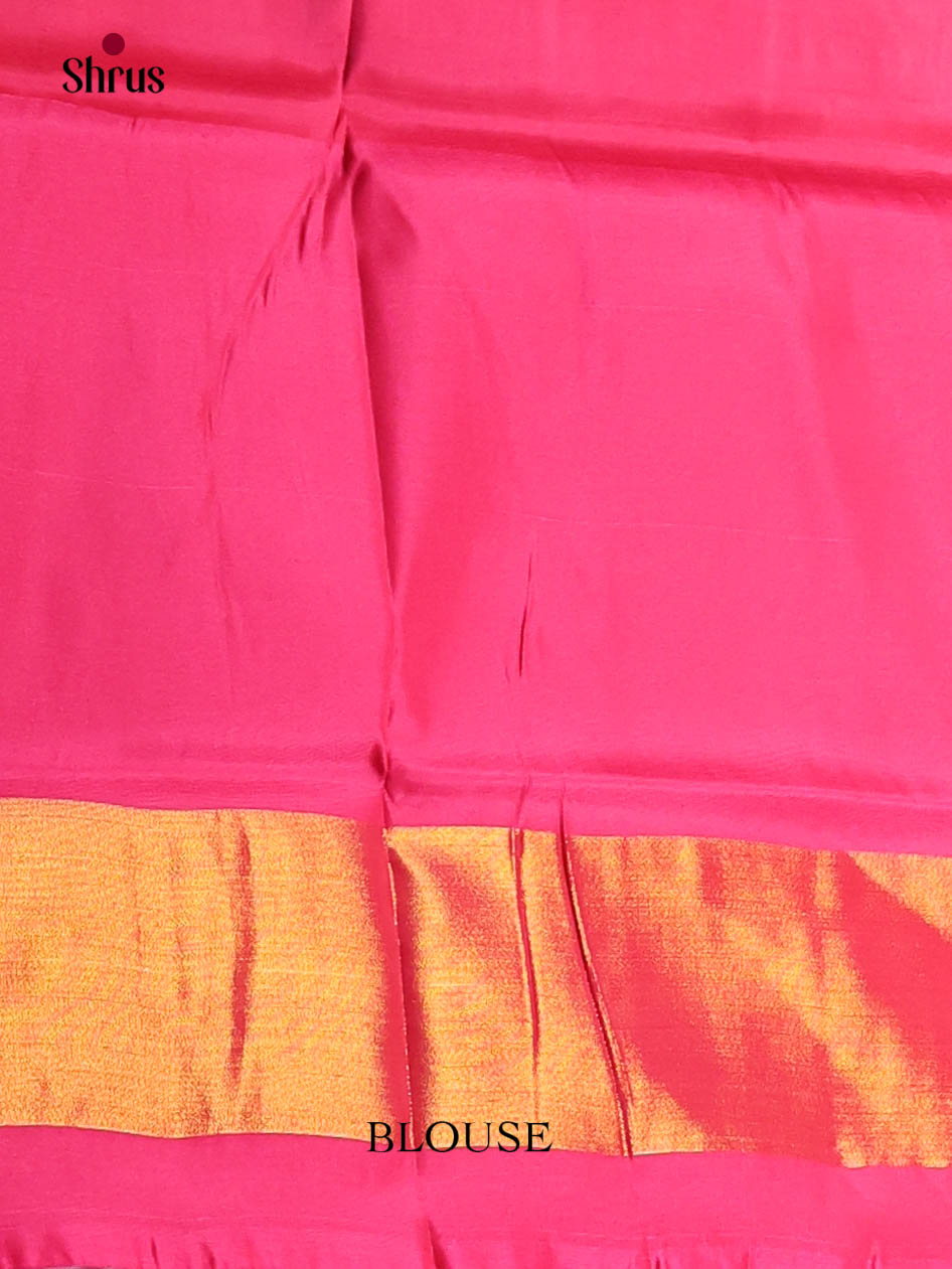 Blue & Pink- Semi uppada Saree