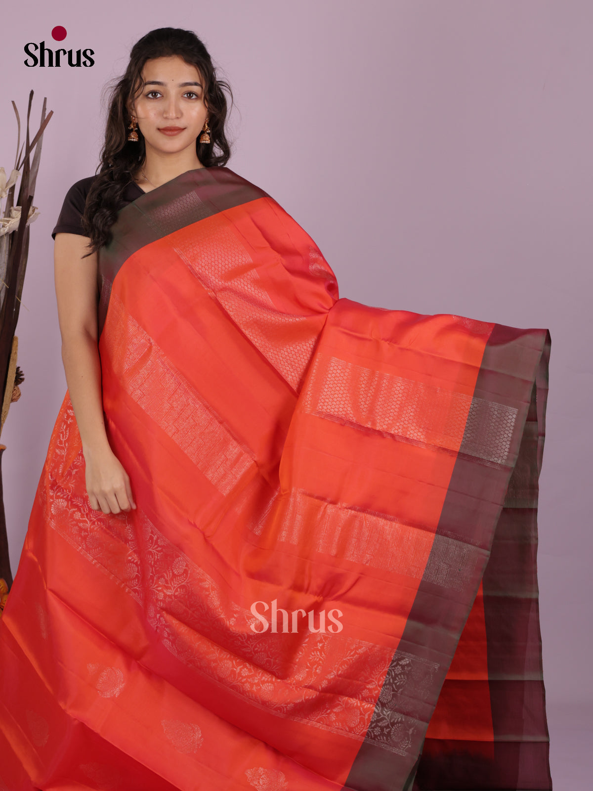 DIS19349 - Softsilk-halfpure Saree - Shop on Shrus.com
