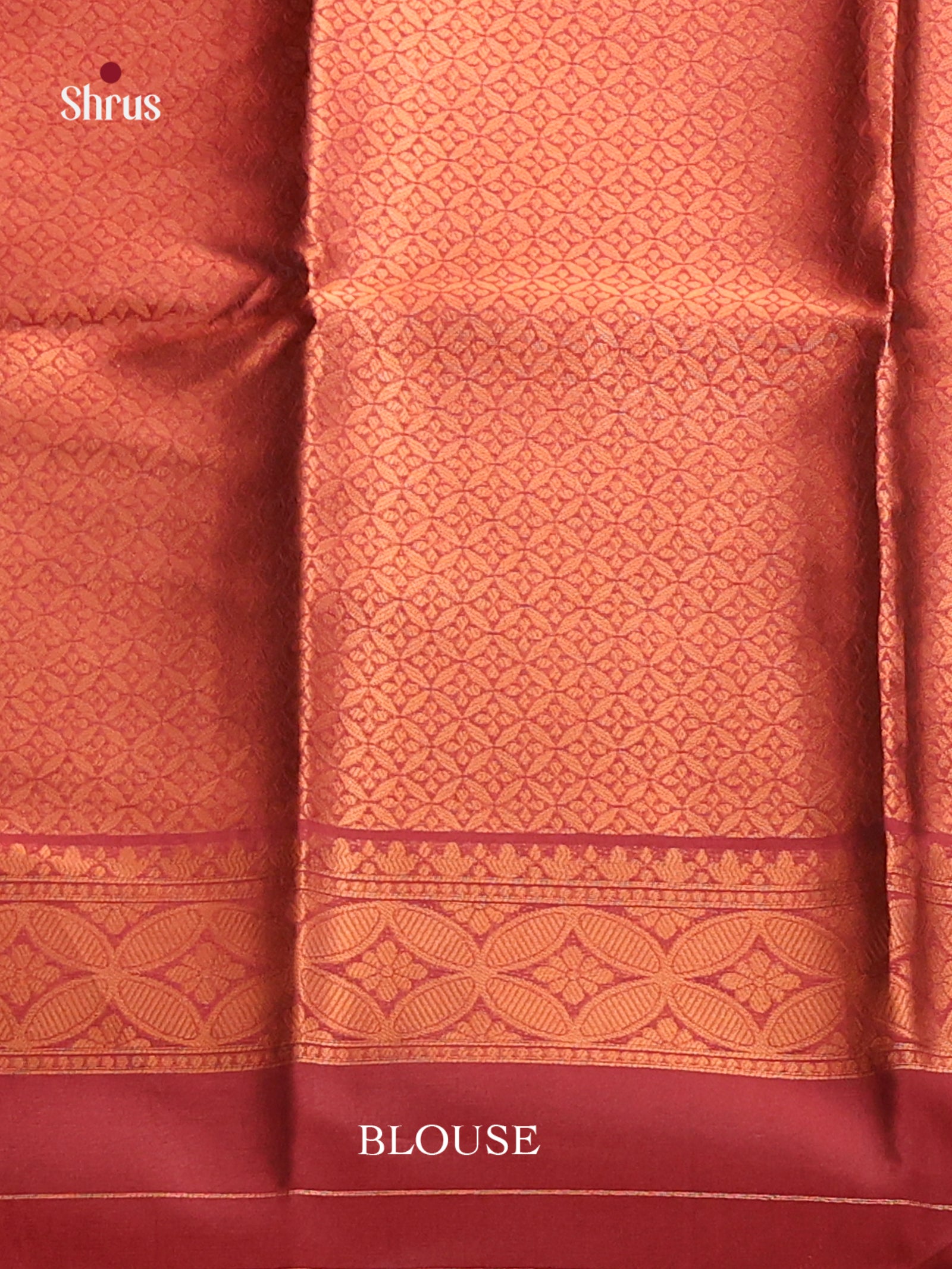 Blue & Maroon - Semi Softsilk Saree