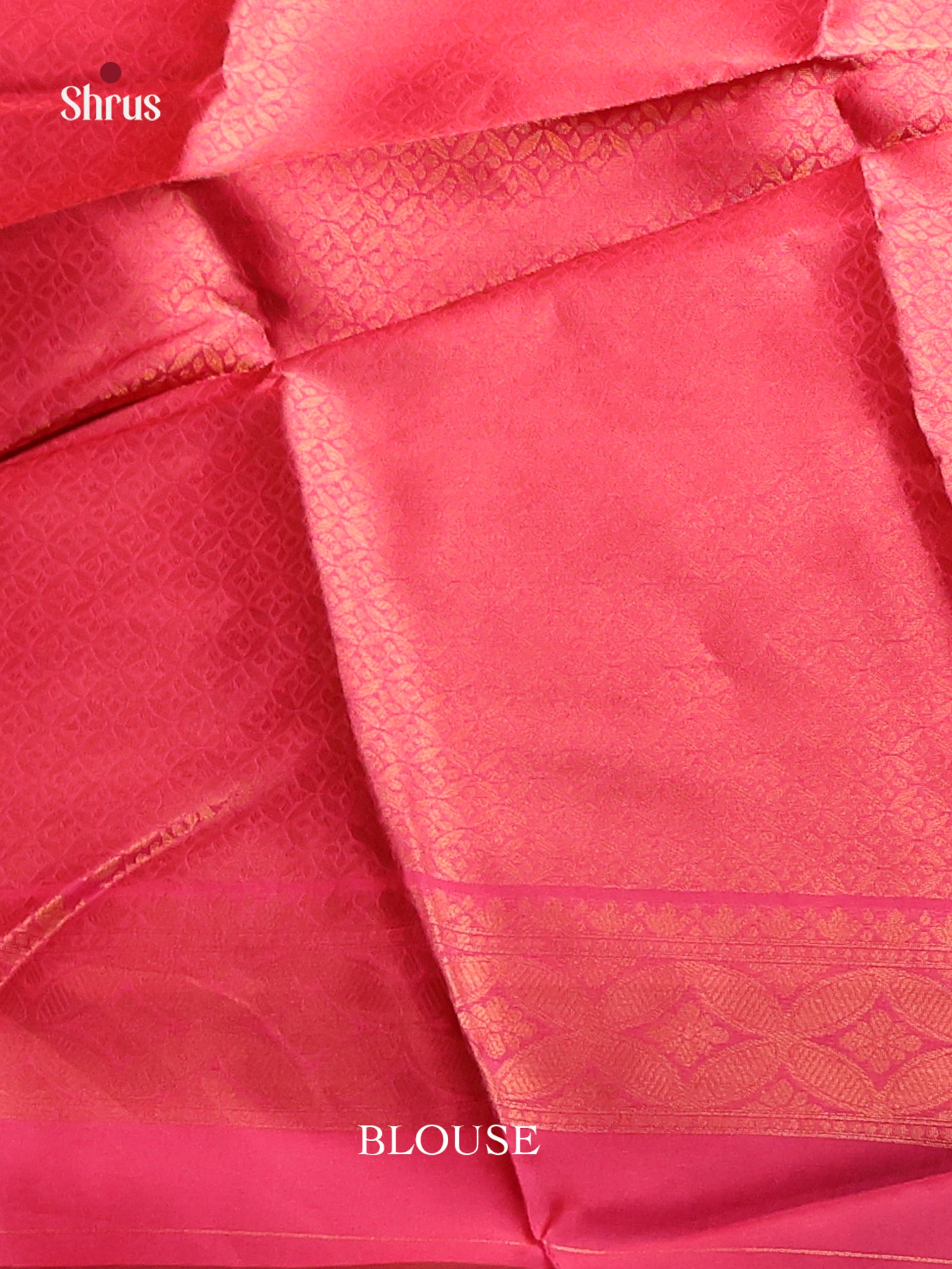 Blue & Pink - Semi Softsilk Saree