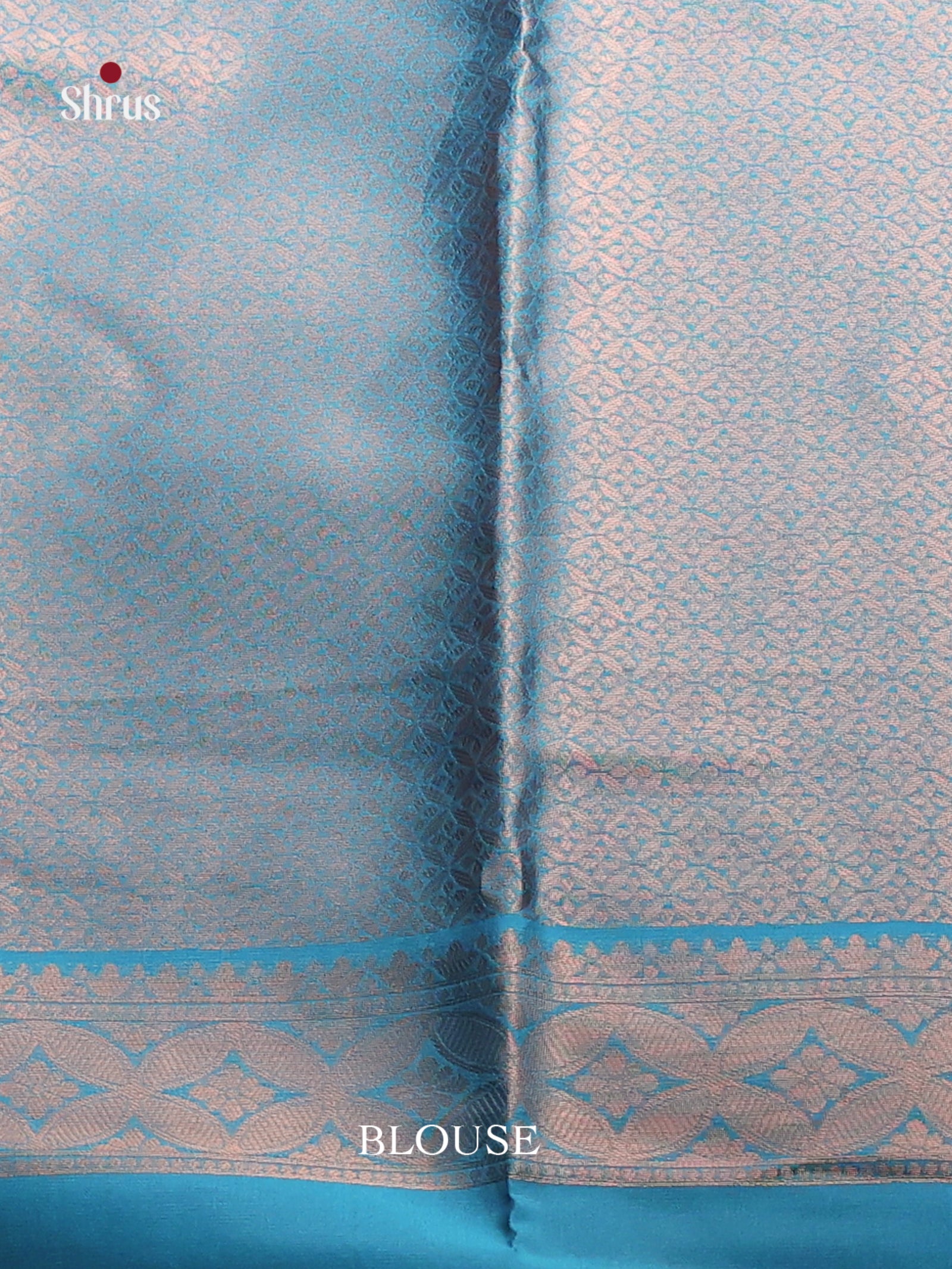 Purple & Blue - Semi Softsilk Saree - Shop on Shrus.com