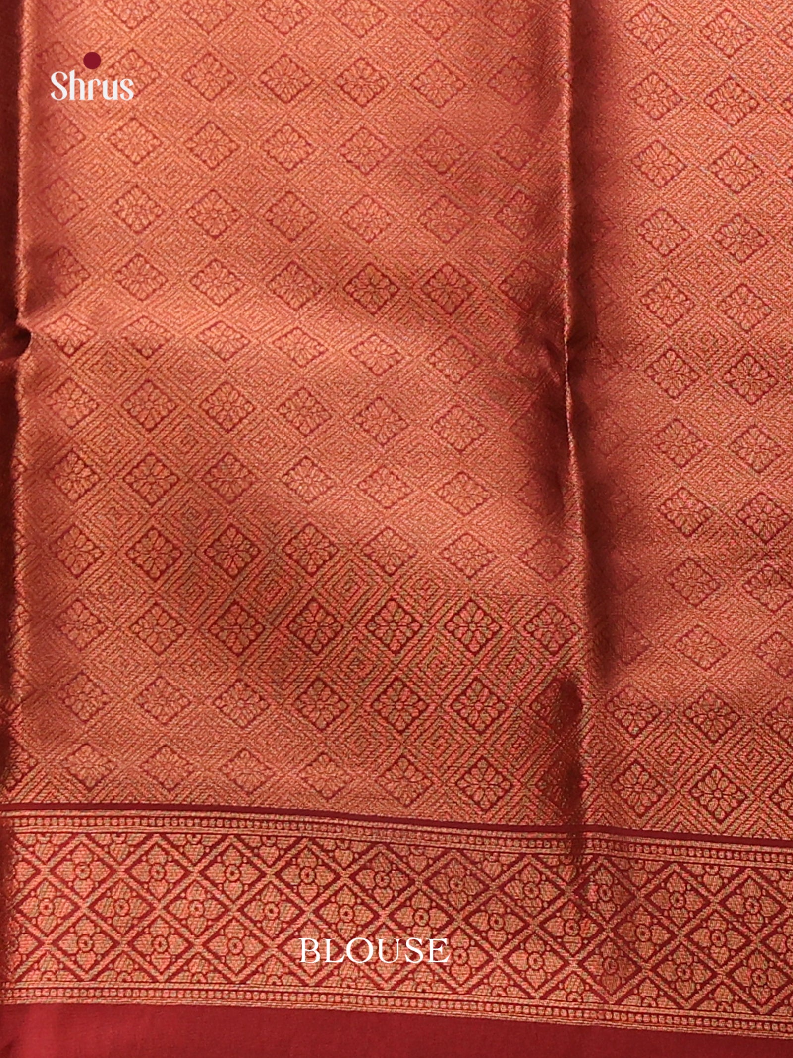 Blue & Maroon - Semi Softsilk Saree