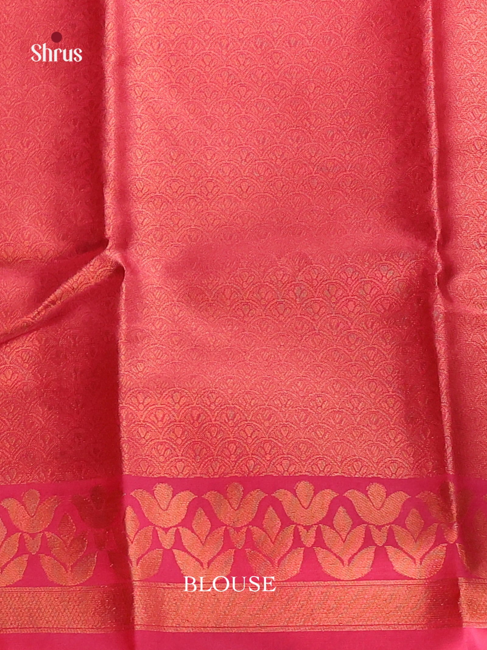 Blue & Pink - Semi Softsilk Saree