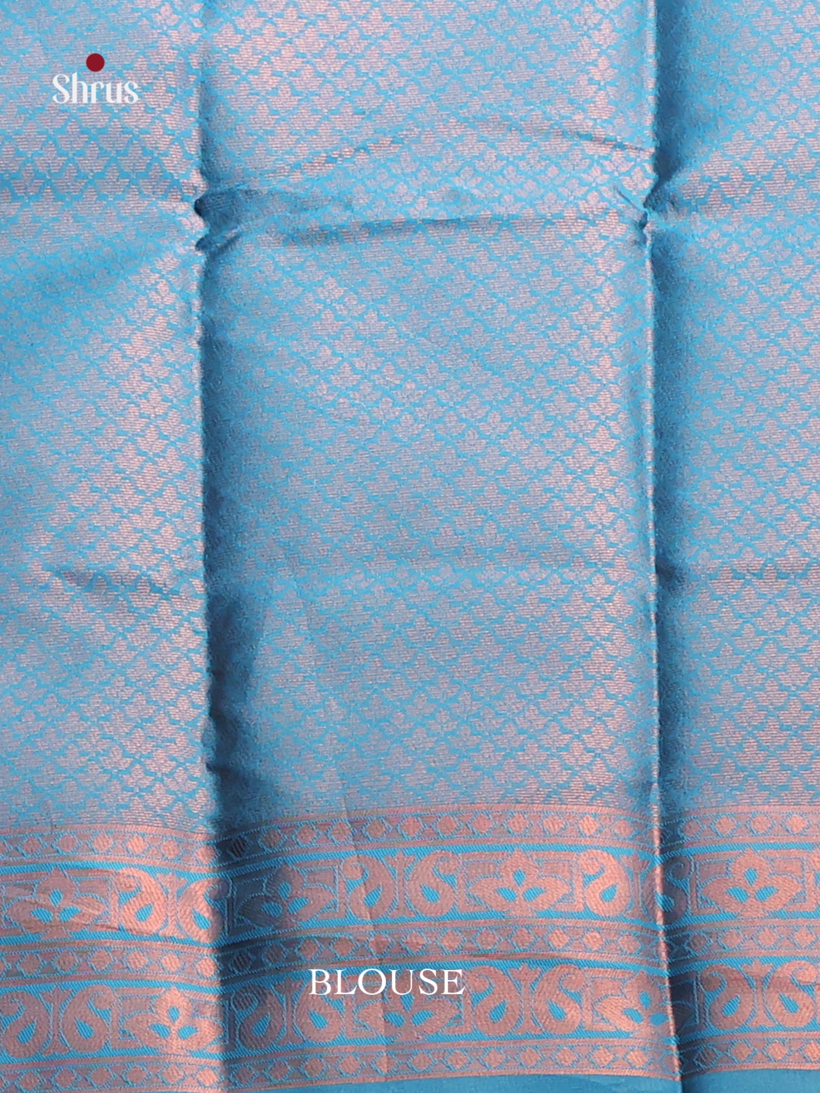 Purple & Blue - Semi Softsilk Saree - Shop on Shrus.com