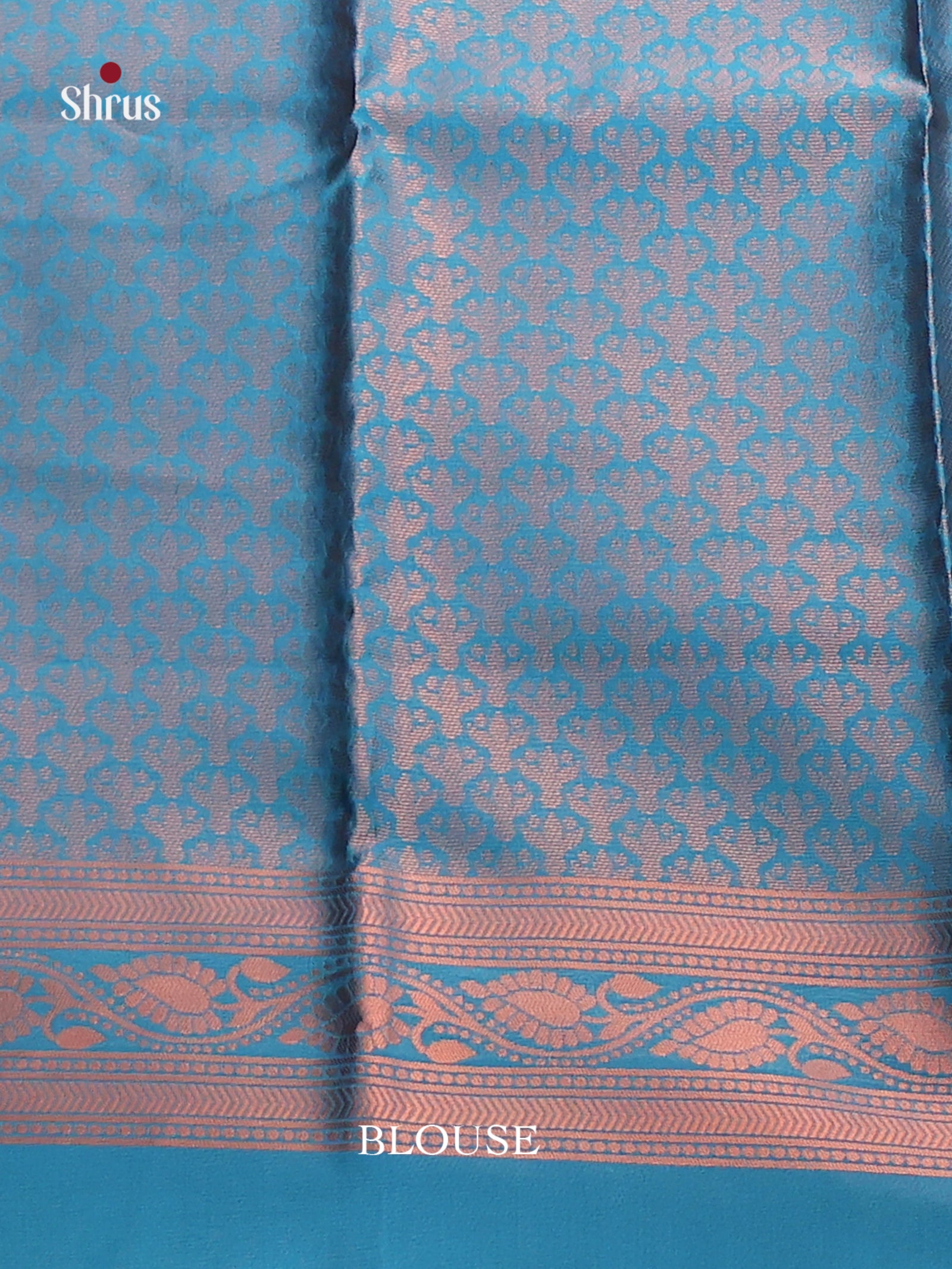 Purple & Blue - Semi Softsilk Saree - Shop on Shrus.com
